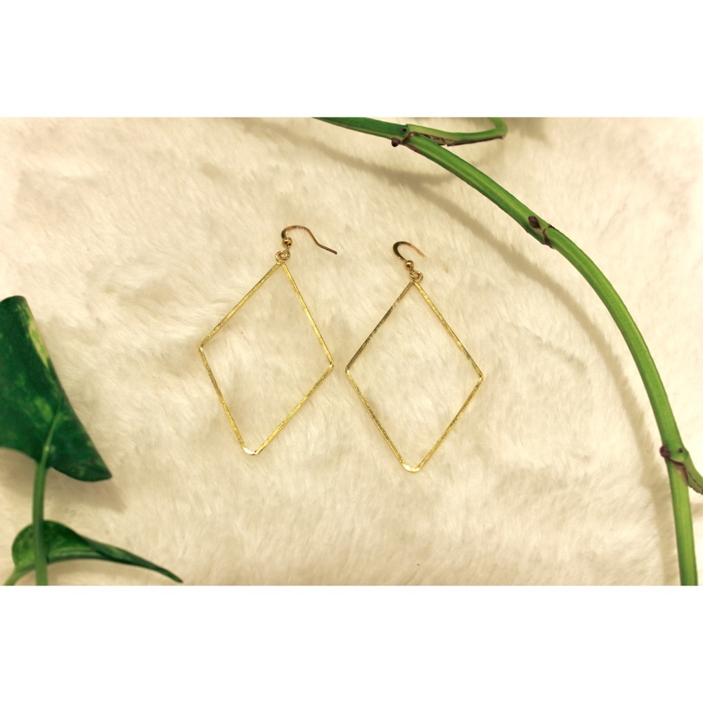 Gold hoop earrings